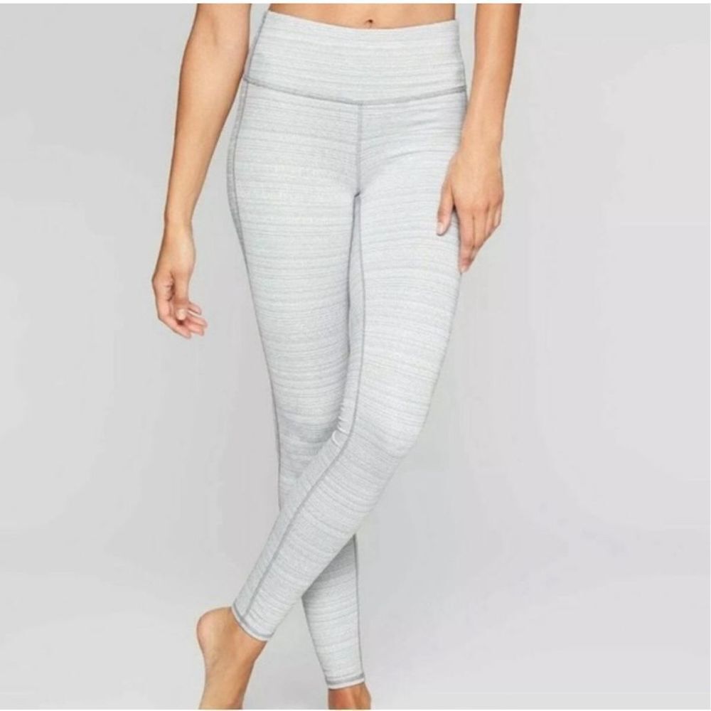 Athleta High Rise Jacquard Chaturanga Leggings Size S - Picture 1 of 5